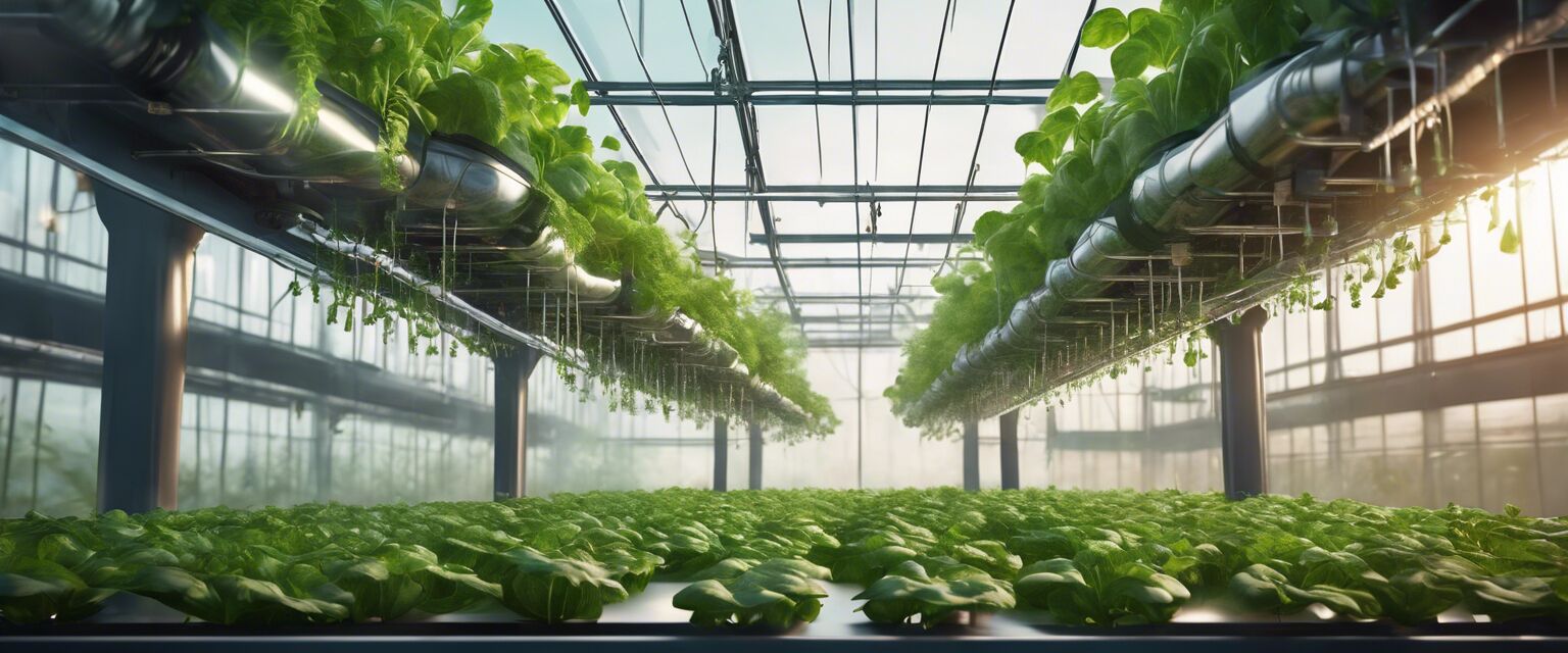 Aeroponics system illustration