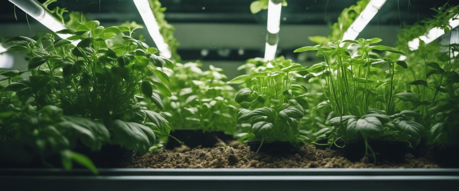 Herb Garden in Hydroponics