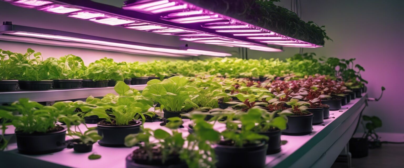 Indoor Hydroponic Setup
