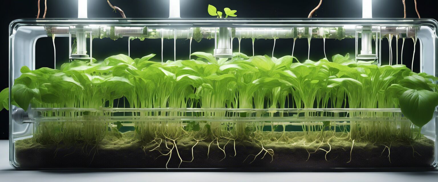 Nutrient Film Technique hydroponic system