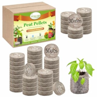 Legigo 50 Pcs 30mm Seed Starter Peat Pellets