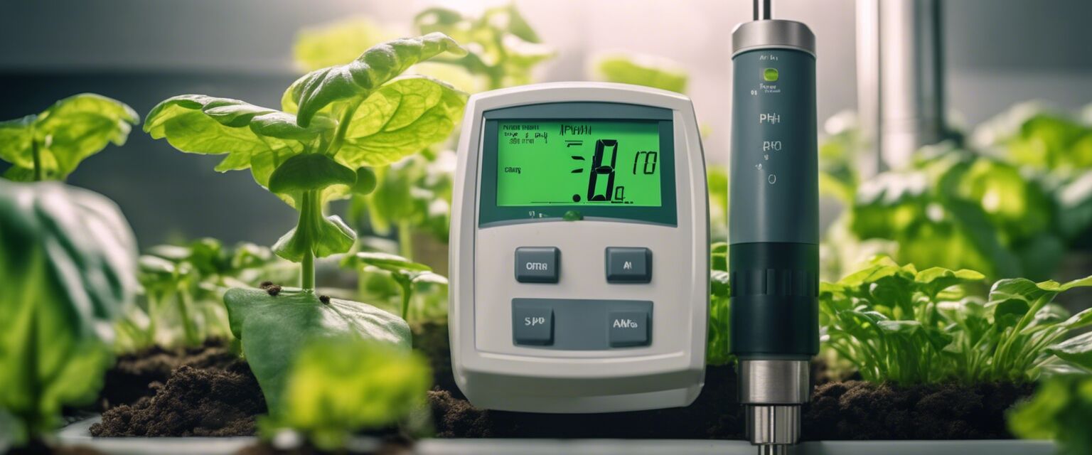 pH testing in hydroponic gardening